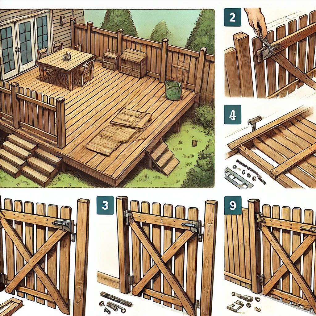 How To Build a Deck Gate: Easy 2024 Instructions
