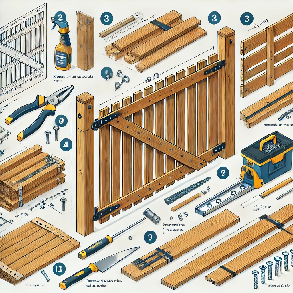 How To Build A Wooden Gate Step By Step Guide 2024 How to build a wooden gate step by step guide 2024